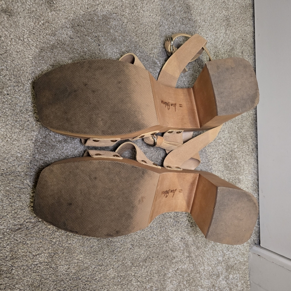 Sam Edelman Rosalind Platform Strappy Suede Sandal, Women's 11 - Picture 9 of 9